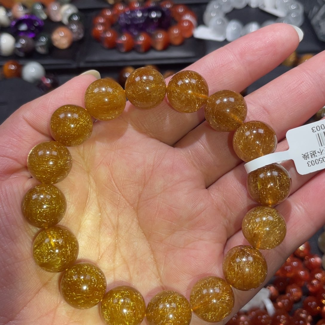 水晶手链未镶嵌维纳斯13.5mm左右