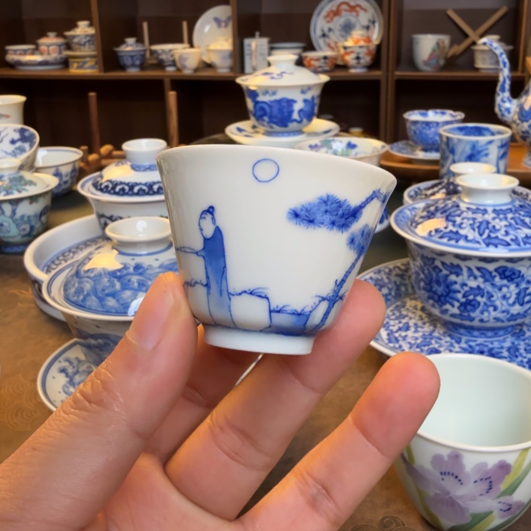 纯手工手绘陶瓷茶具