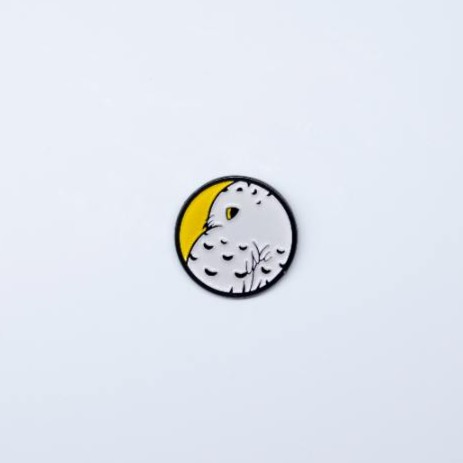 博物文创雪鸮徽章