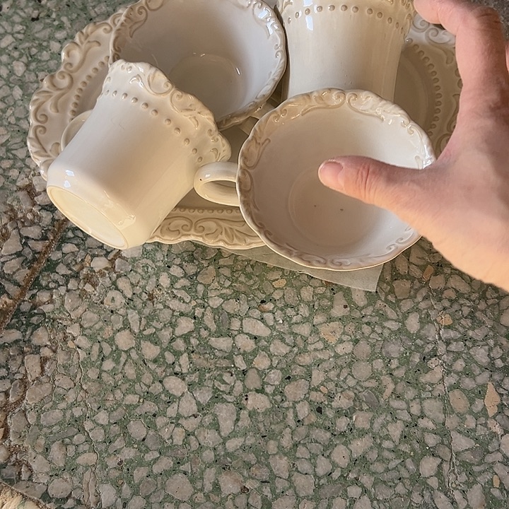 瓷片默认瑕疵商品4个杯子