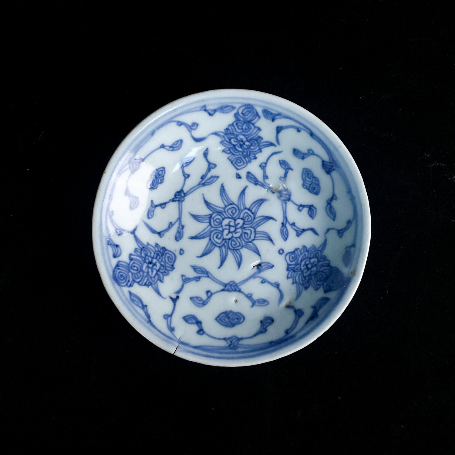 M25LX003896 - 清道光 青花花卉小盘22