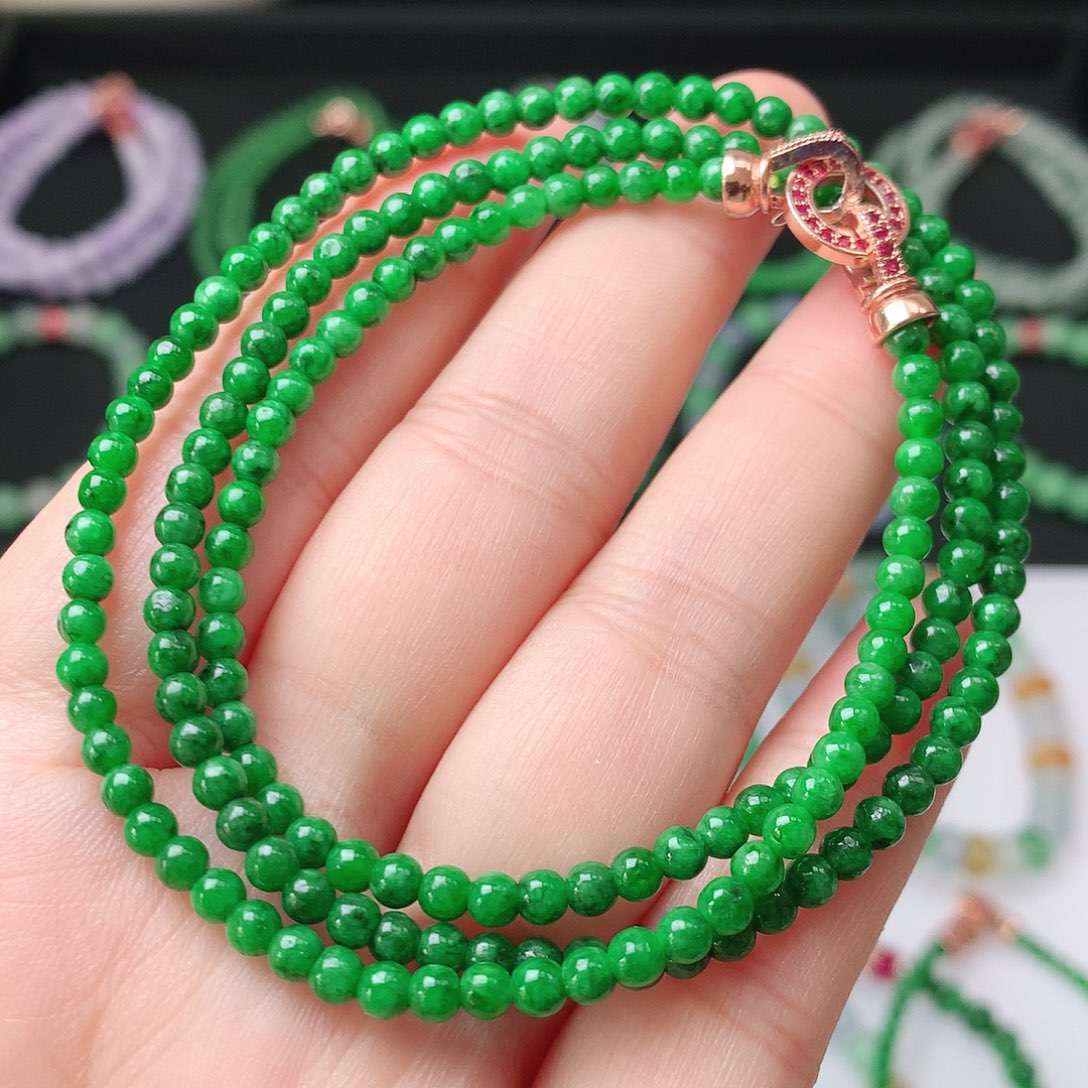 翡翠未镶嵌手链翡翠