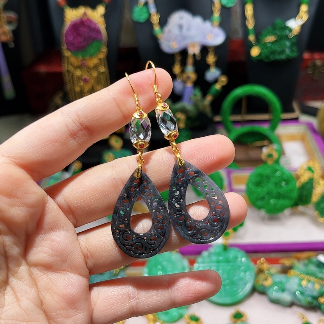 【闪购商品】翡翠耳饰未镶嵌福利