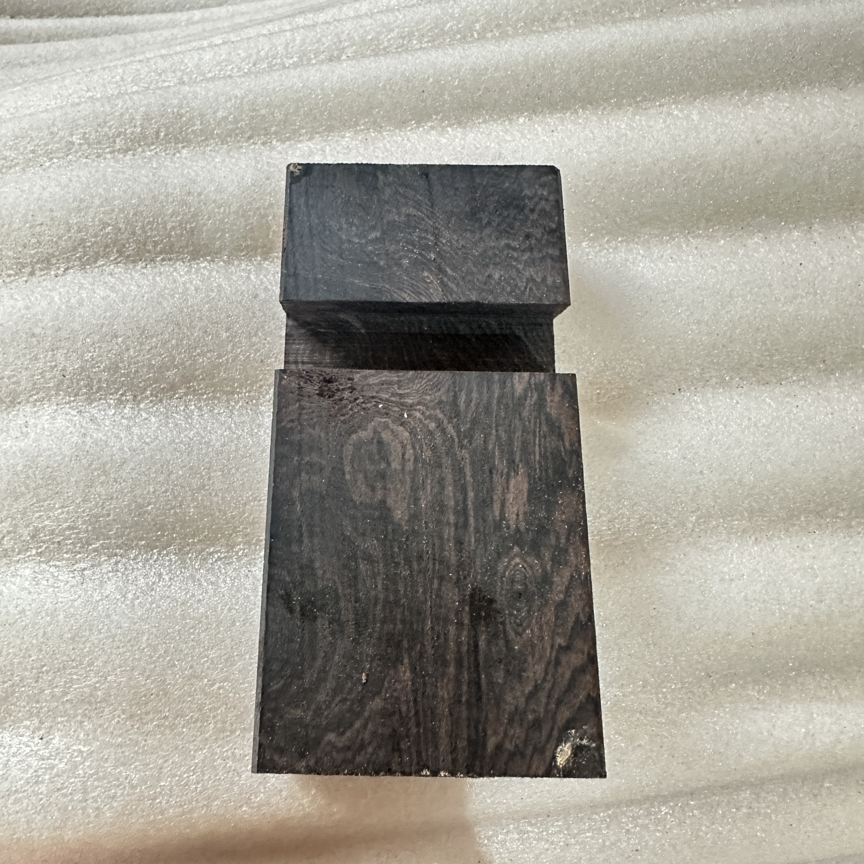 东非黑黄檀 紫光檀手机支架 木作 DIY 花纹颜色随机