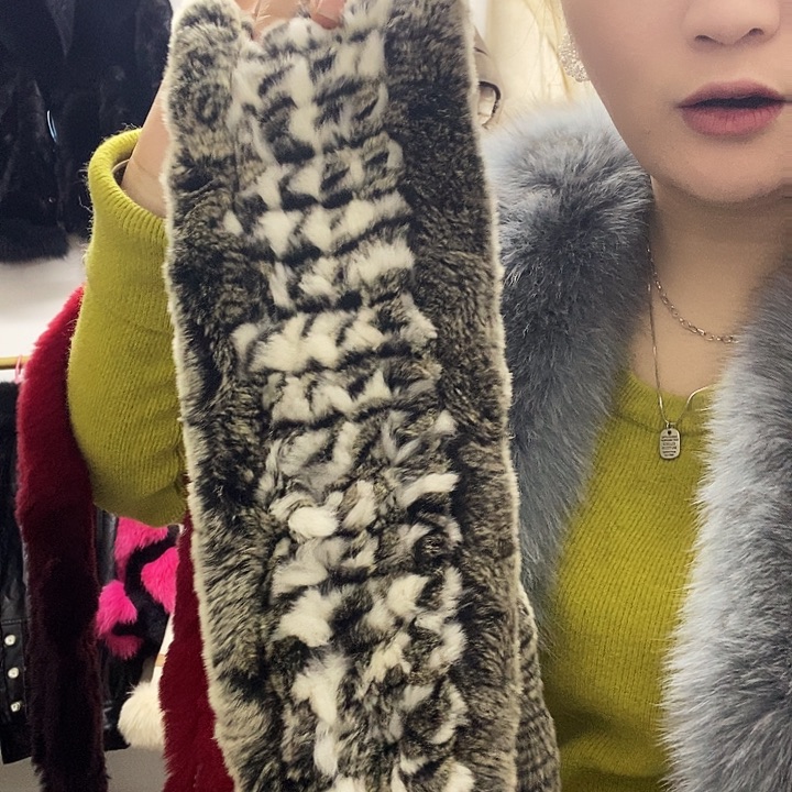 三醋酯纤维围巾9756