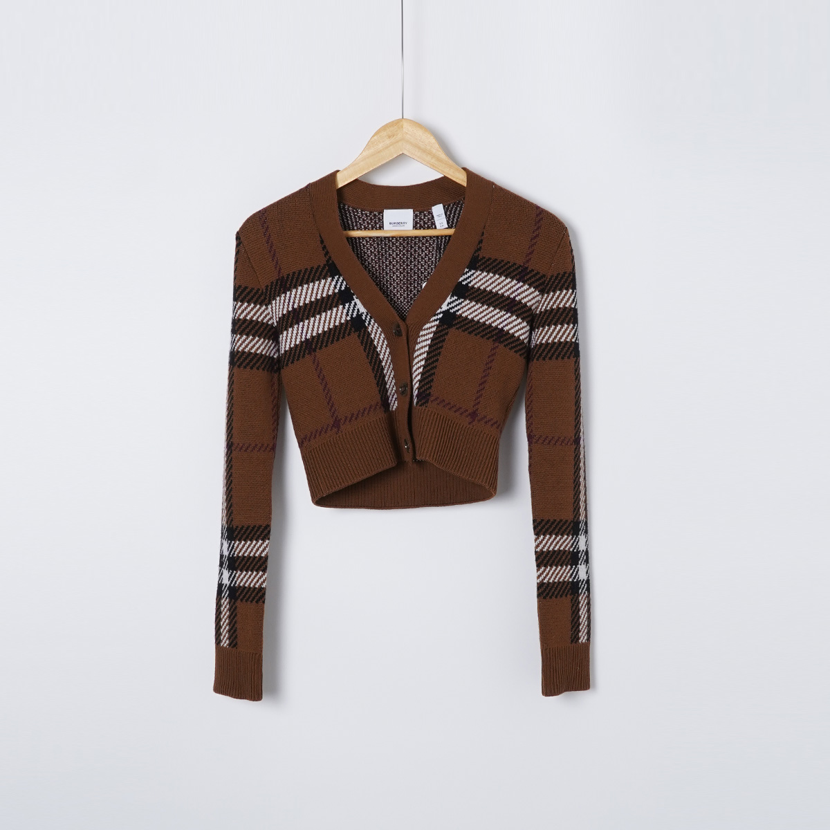 99新 BURBERRY/博柏利 羊毛/TH1937/开衫/XS码外套时尚秋冬女装