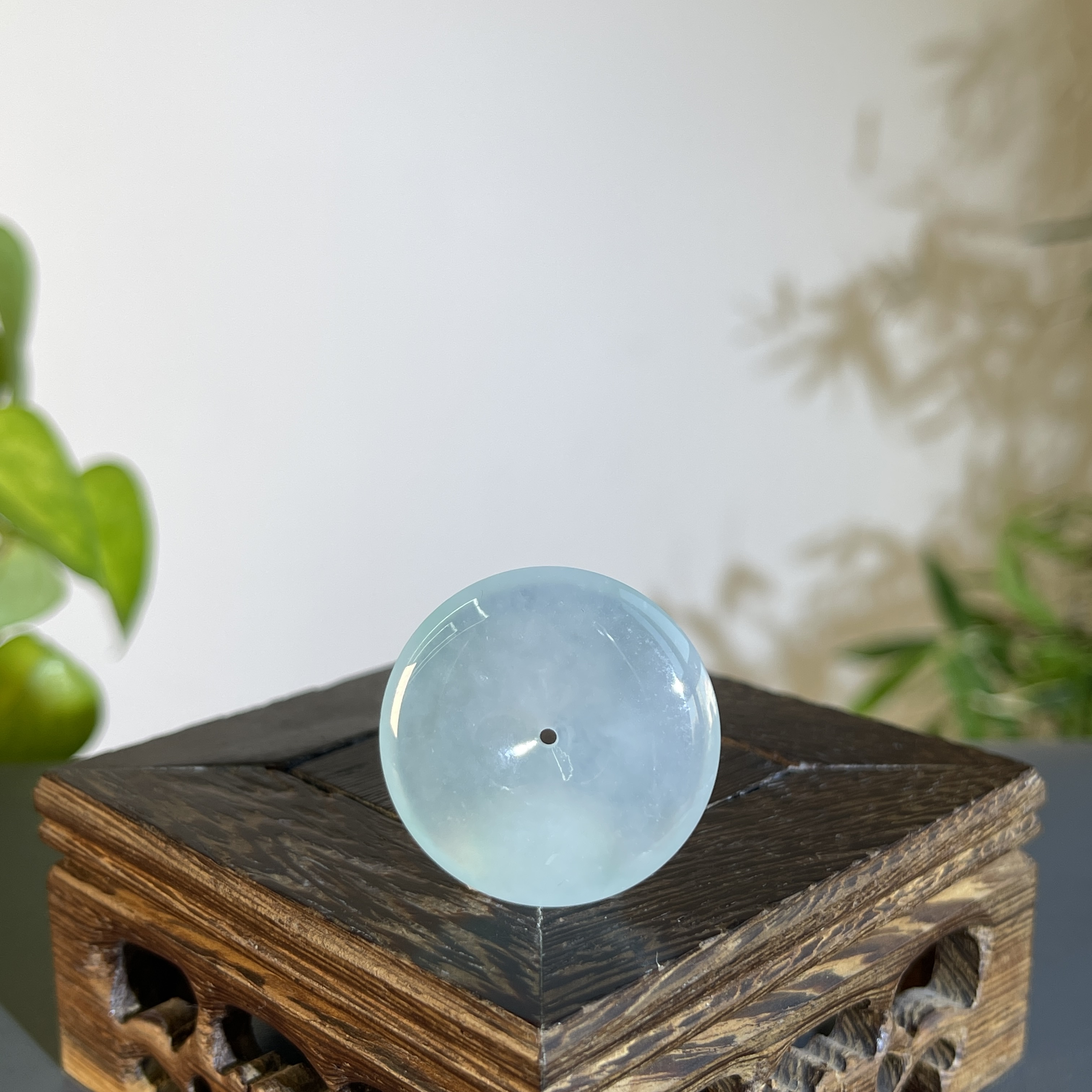 JTW15-161 天然缅甸A货翡翠  平安扣