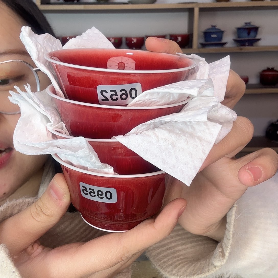 杯景德镇郎红陶瓷