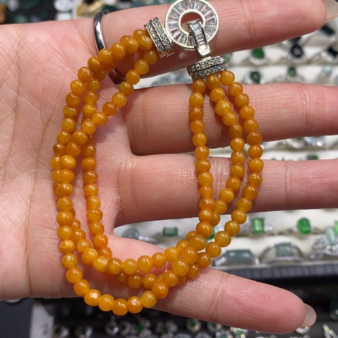 颈饰未镶嵌翡翠翡翠