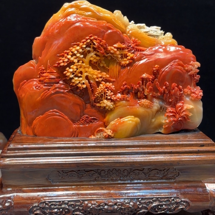 M***g寿山石寿山石摆件