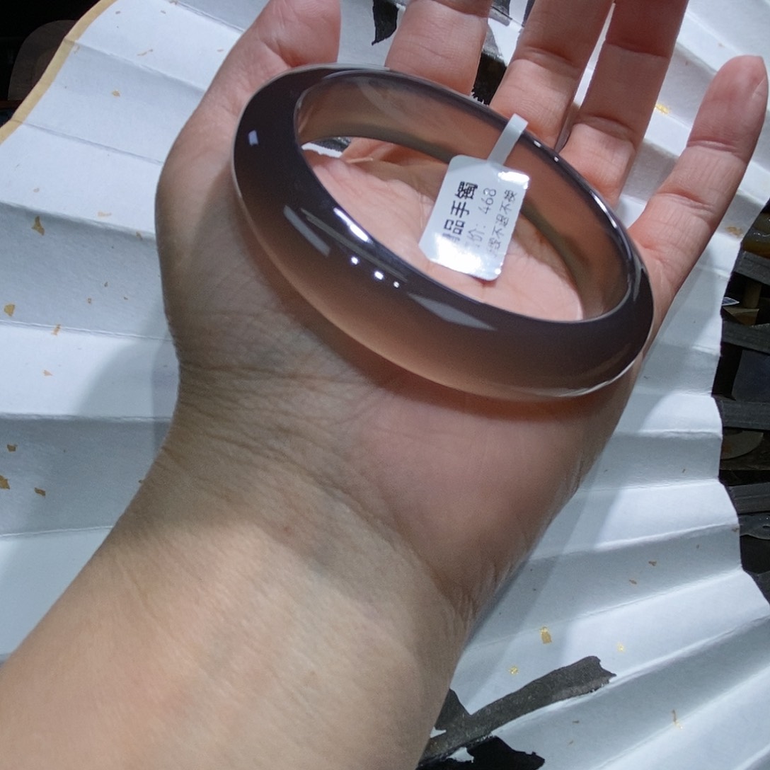 玛瑙/玉髓手镯未镶嵌安*