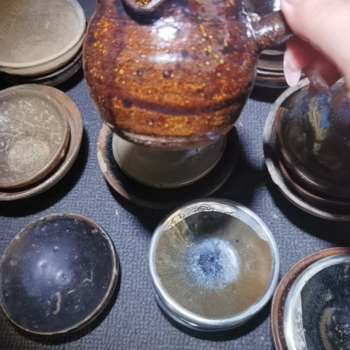 茶盏建盏茶杯可以喝茶