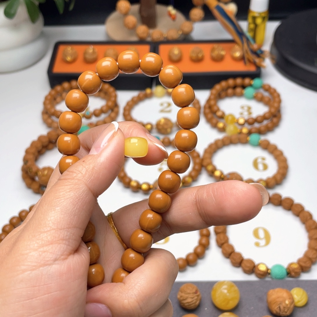 *****猴头核桃手串老型全品➕原矿配饰