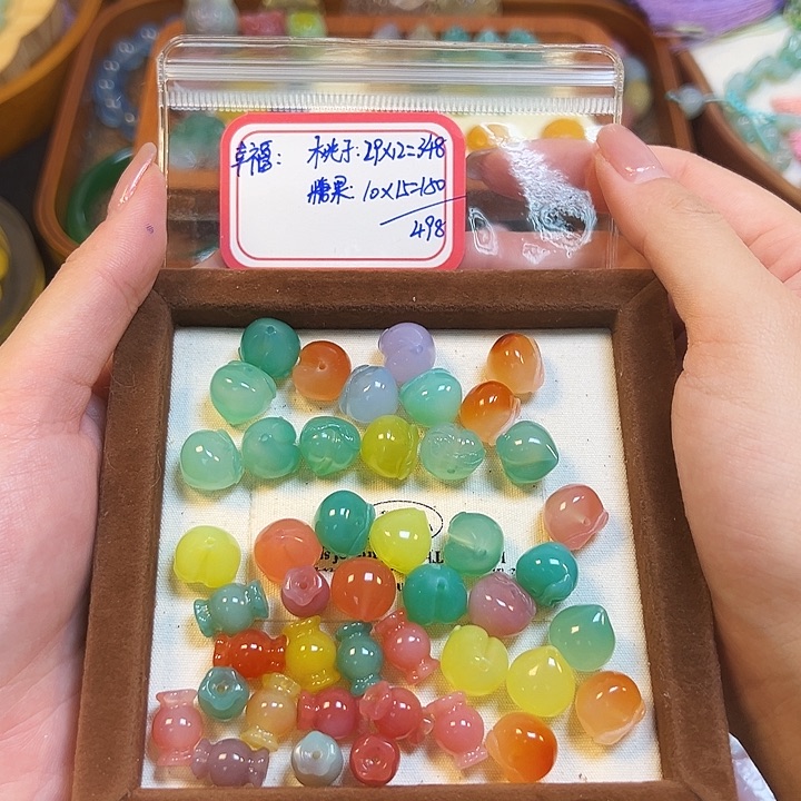 幸***乐手饰玛瑙未镶嵌手串025