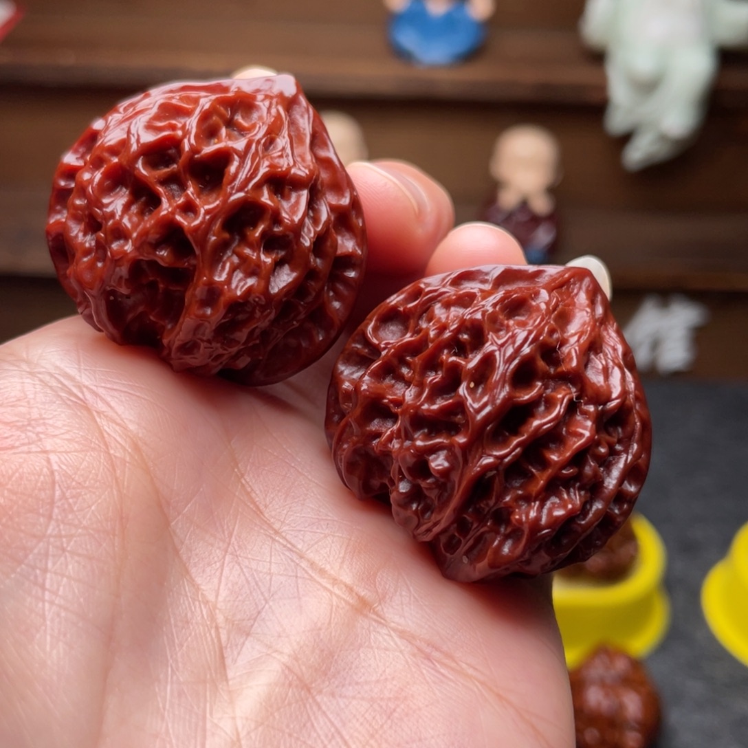 文玩核桃吊坠文玩核桃 手把件 龙鳞 37