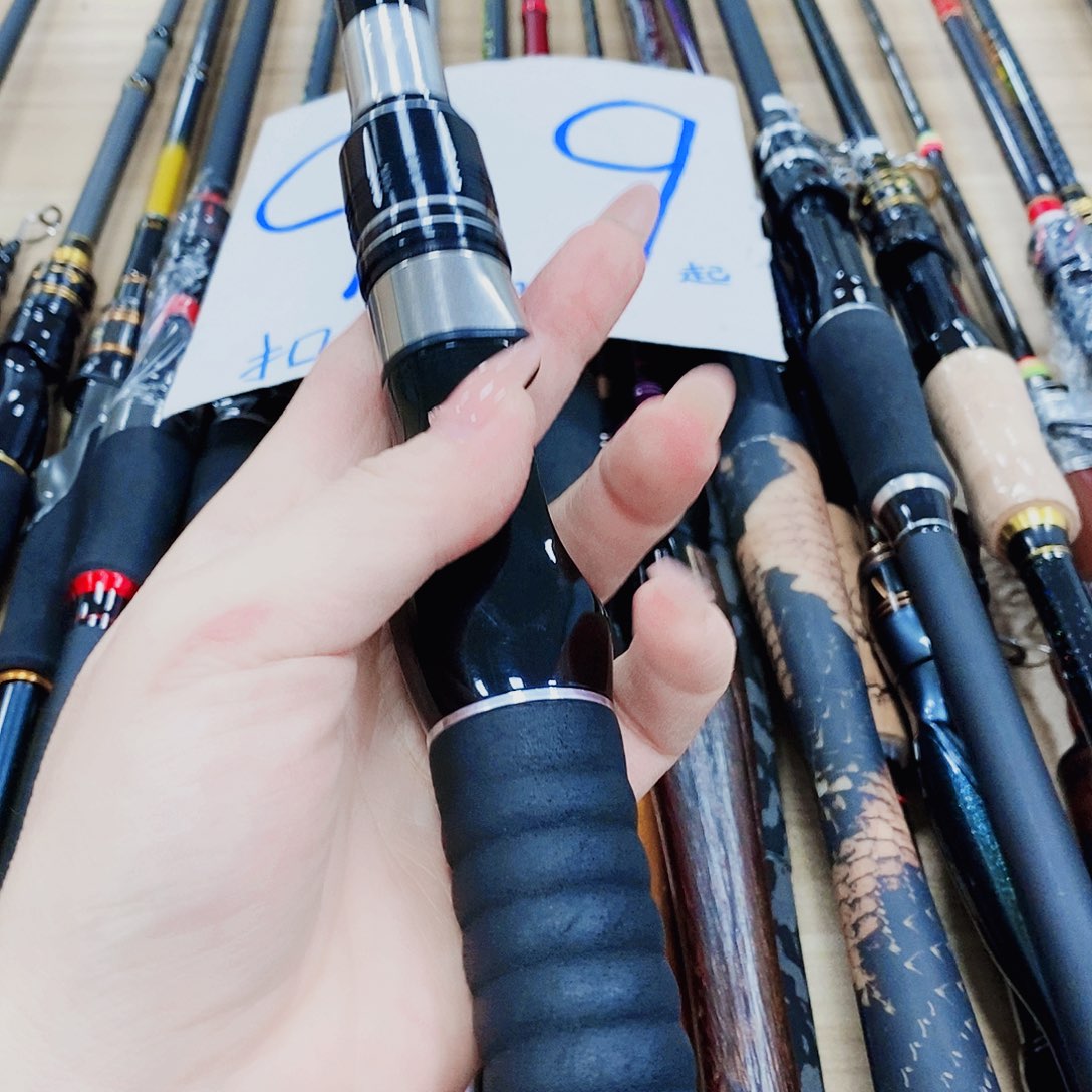 黑色伸缩直柄3米路亚竿