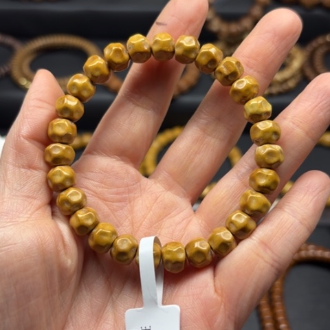 【闪购商品】大叶紫檀（黑酸枝木类）林**^紫金鼠无相手串