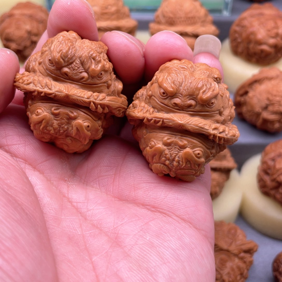 核桃手串/手链佛**照金蝉蛤蟆头