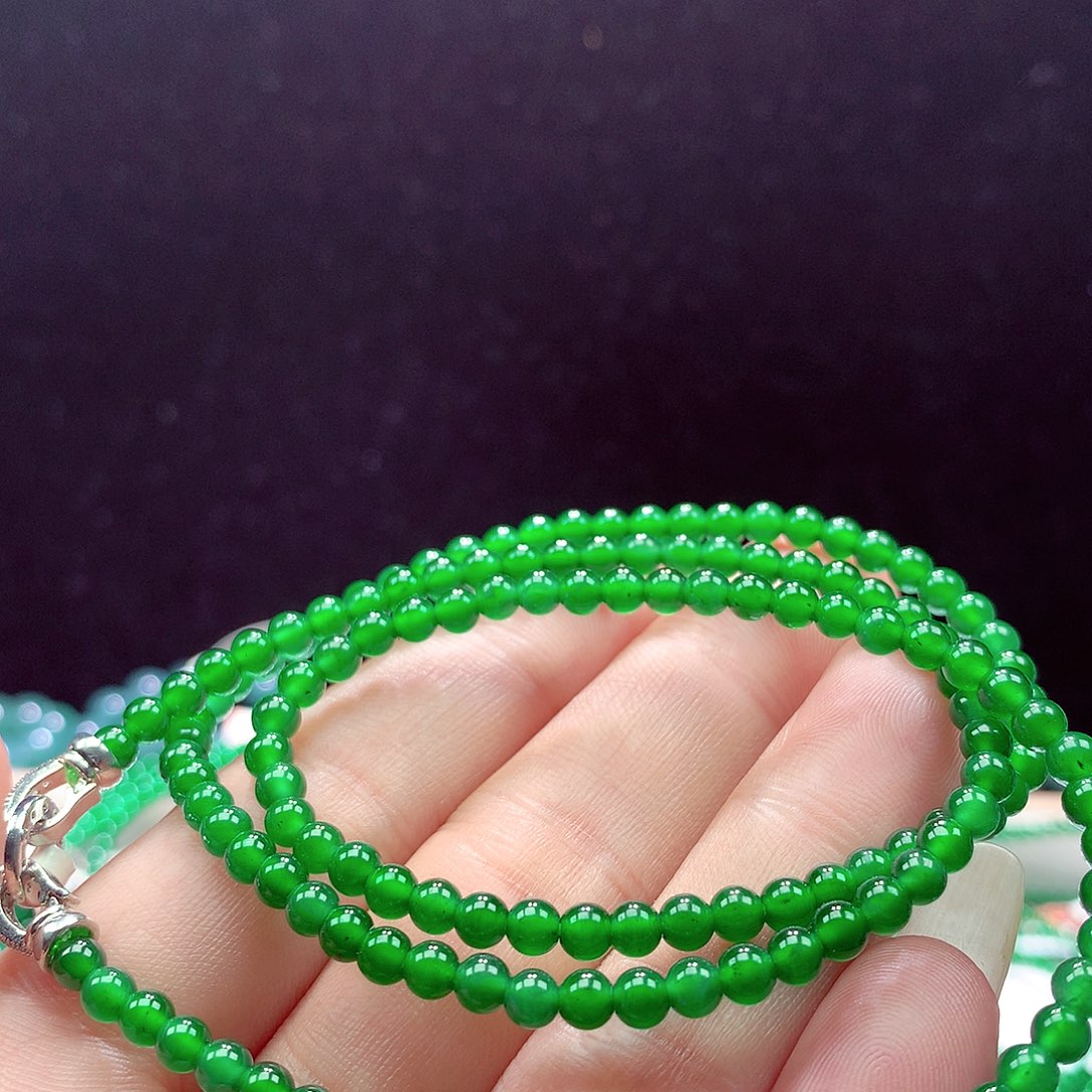 翡翠手链未镶嵌项链