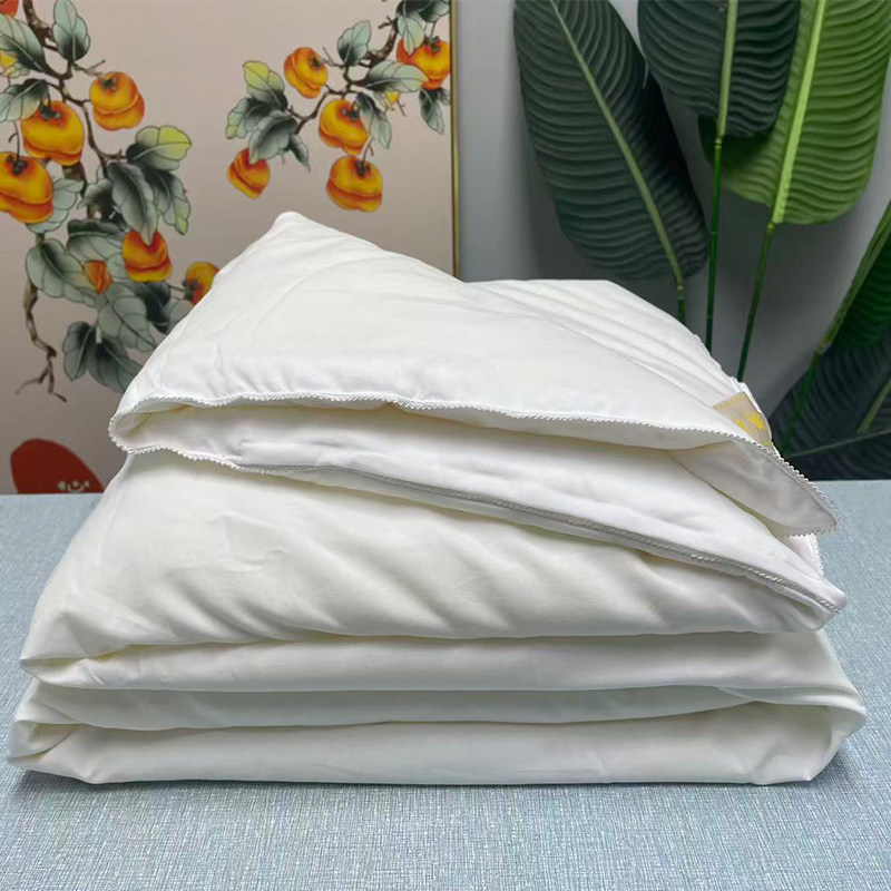 预九条蚕100柞蚕丝被芯加厚保暖四季通用冬天