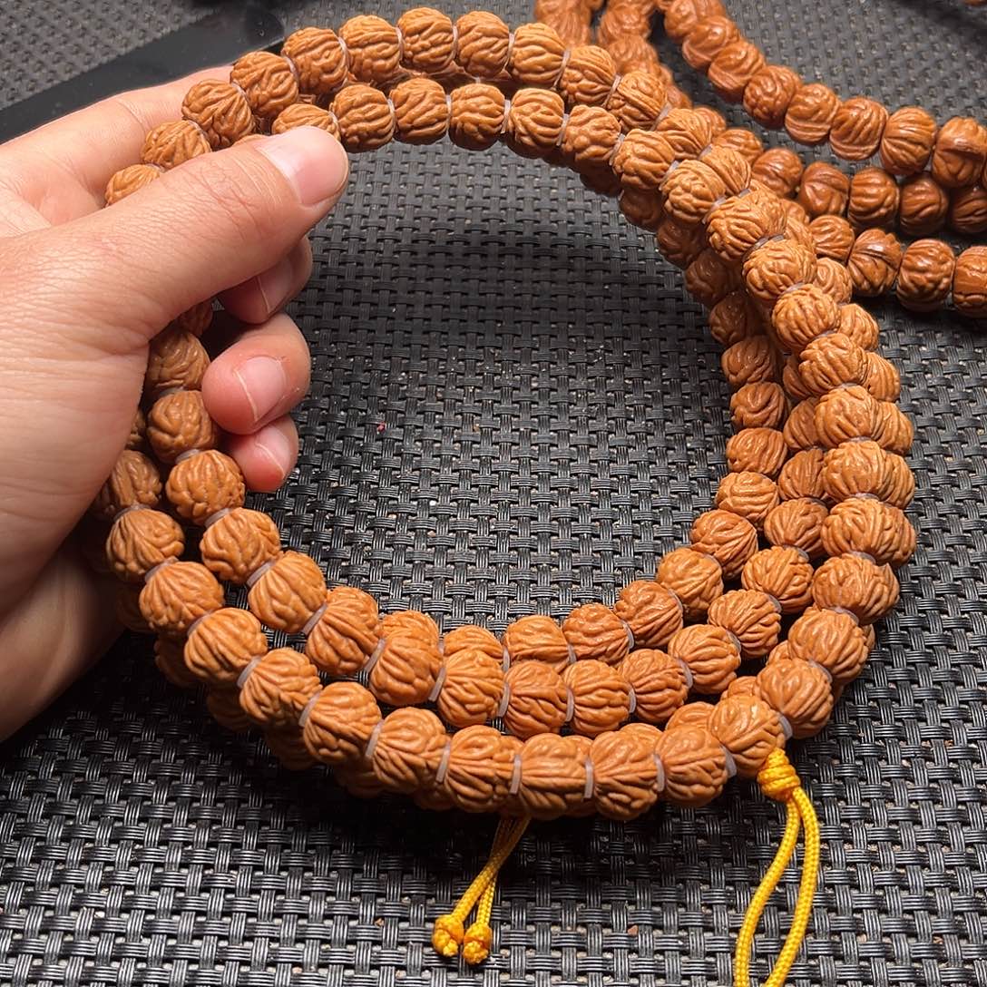 桃核吊坠小金豆脖挂