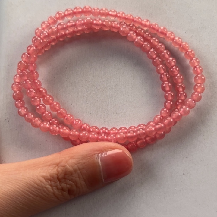 菱锰矿（红纹石）多圈未镶嵌