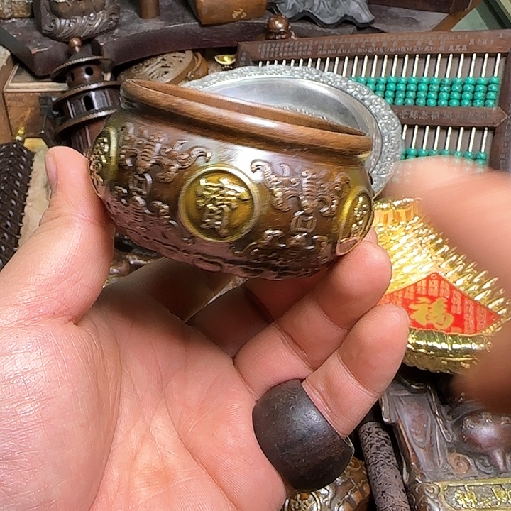 铜器办公室茶室摆件