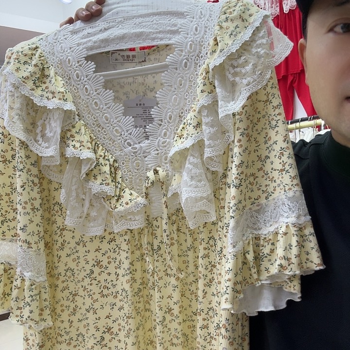 三醋酯纤维宫廷风家居服
