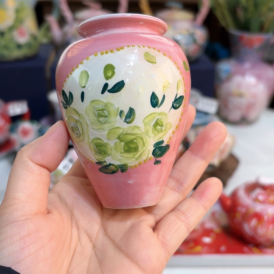 景德镇手绘高温釉下彩陶瓷茶具