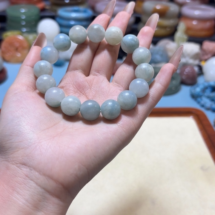 石英岩玉合金手链