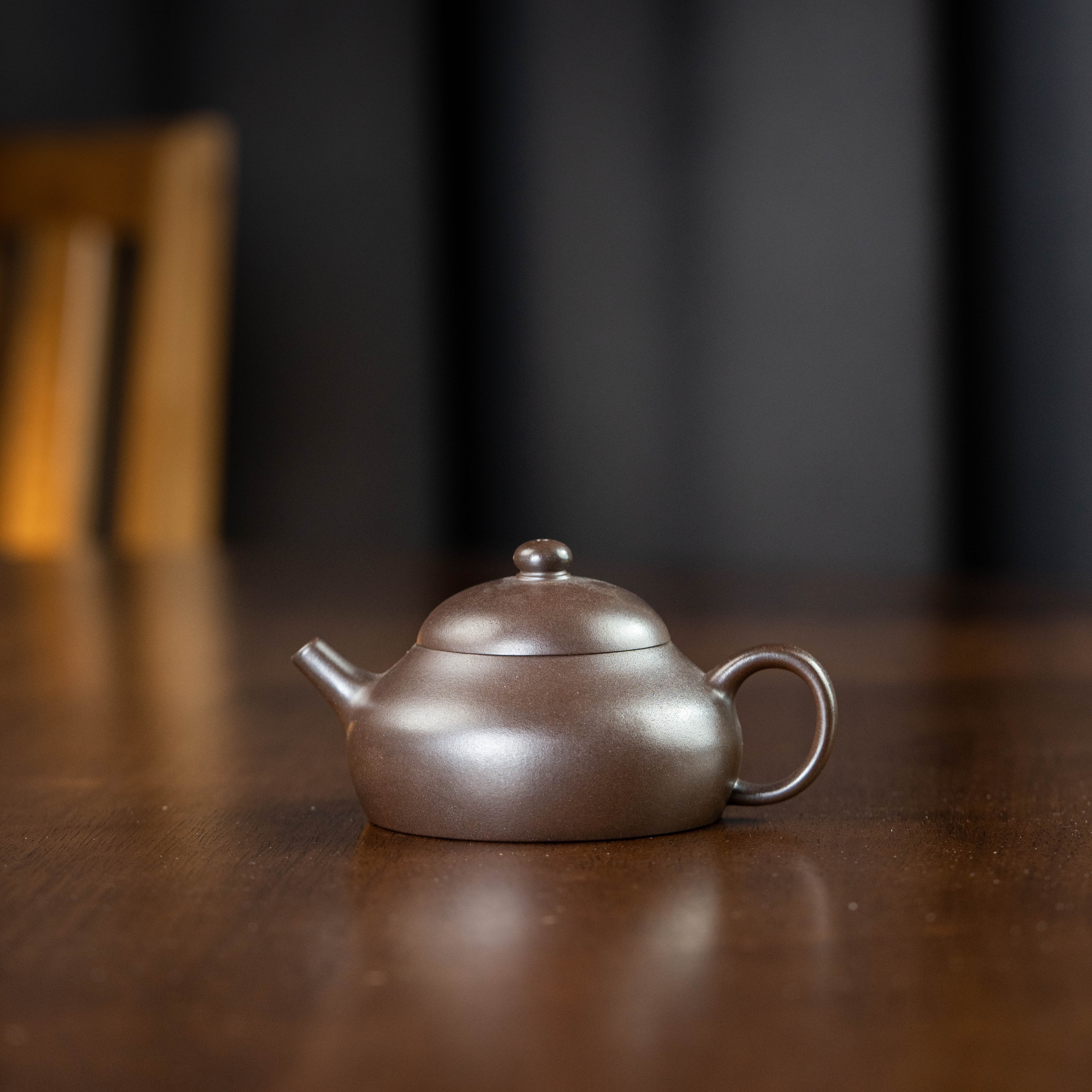 【双十一专属】【前墅龙窑】乳丁 刘国君 紫泥（炫芒系列）150cc 