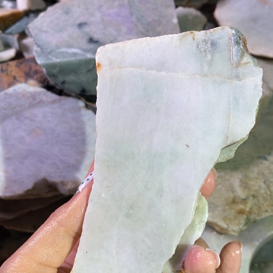 颈饰未镶嵌翡翠天然翡翠