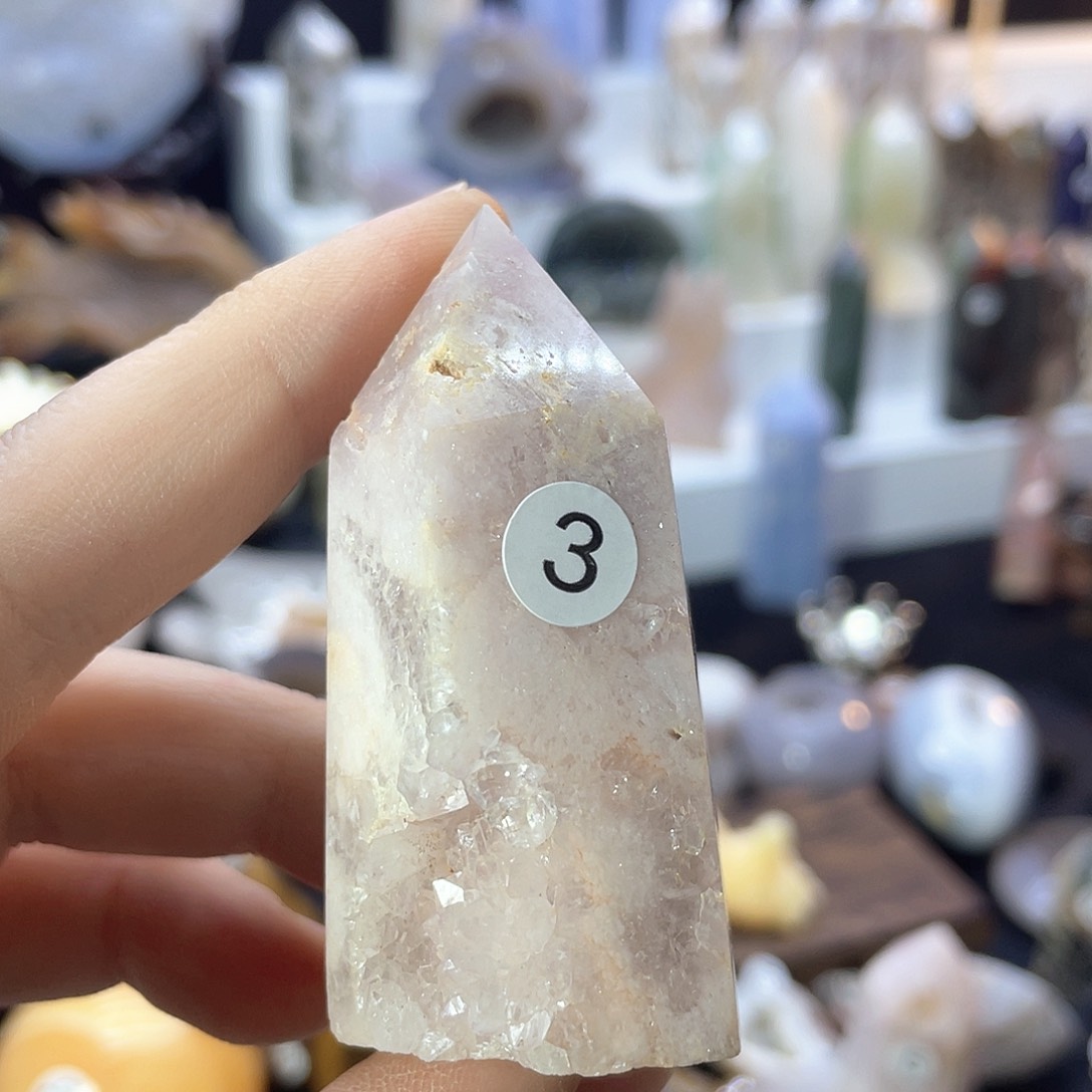 水晶紫粉晶未镶嵌