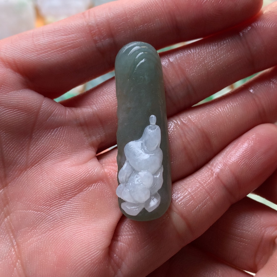 定制翡翠未镶嵌悟道