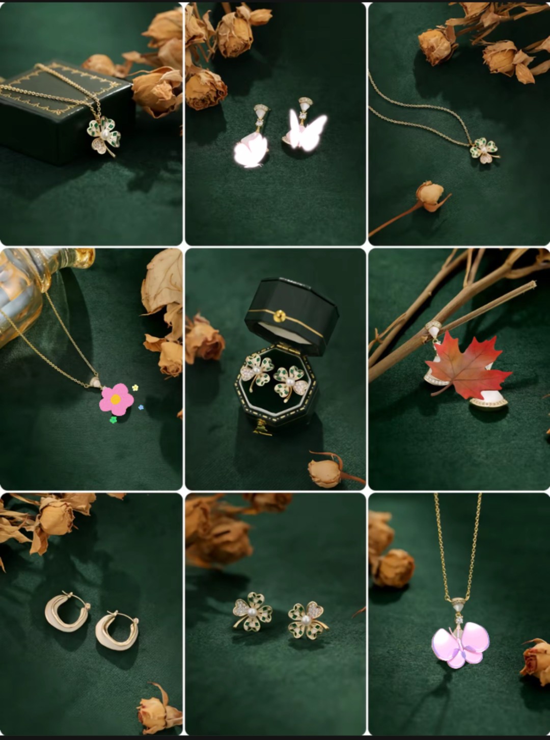 小资女孩- 厚镀K金 轻奢保色-【项链一手链】