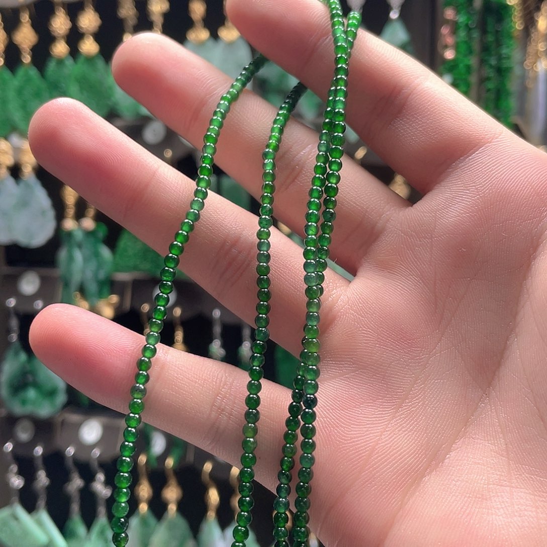 翡翠未镶嵌耳饰翡翠