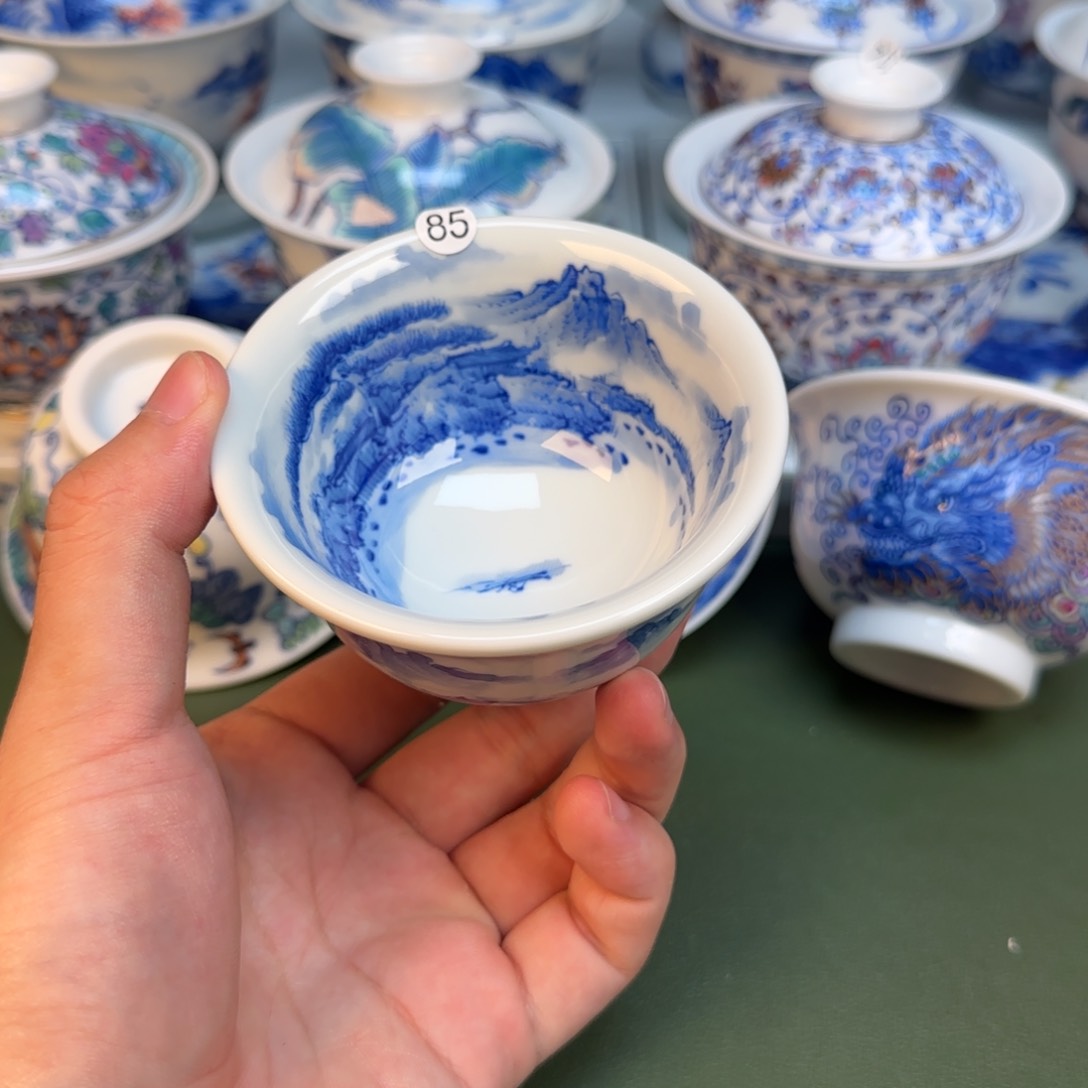 彦祖纯手绘手工茶具85