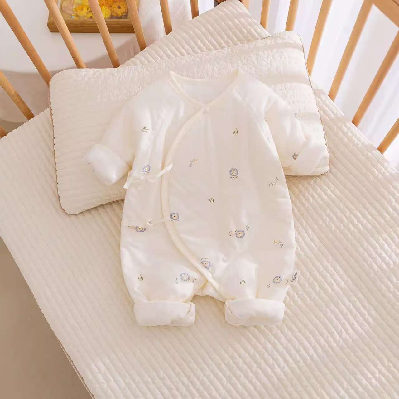 秋冬哈衣秋冬款衣服蝴蝶衣连体衣加厚棉衣[直播专用链接】