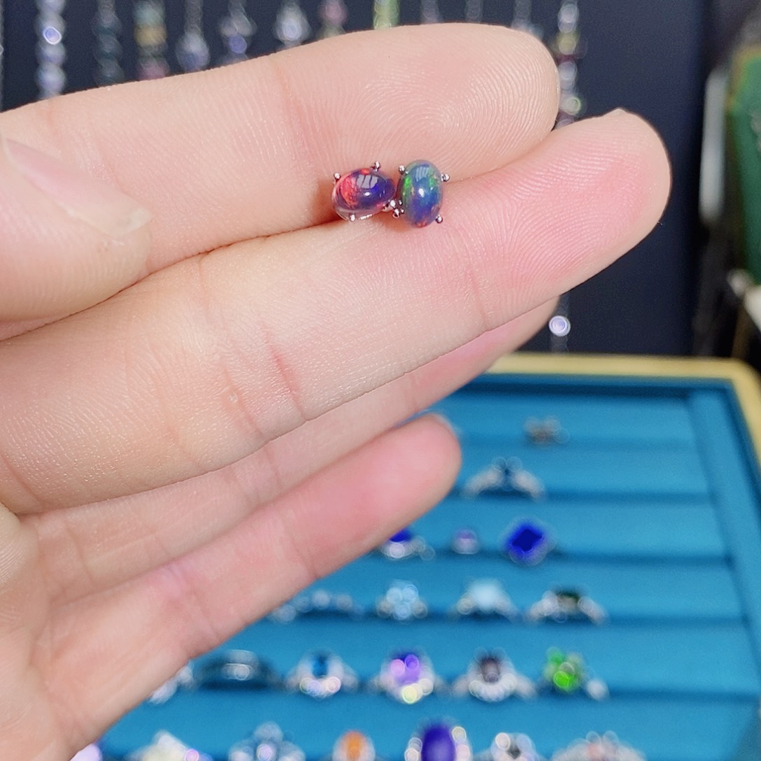 紫晶珠宝半成品银S925镶嵌