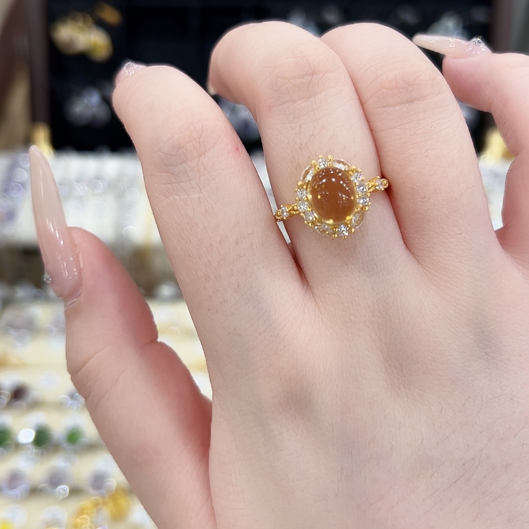 小***儿水晶颈饰银S925镶嵌