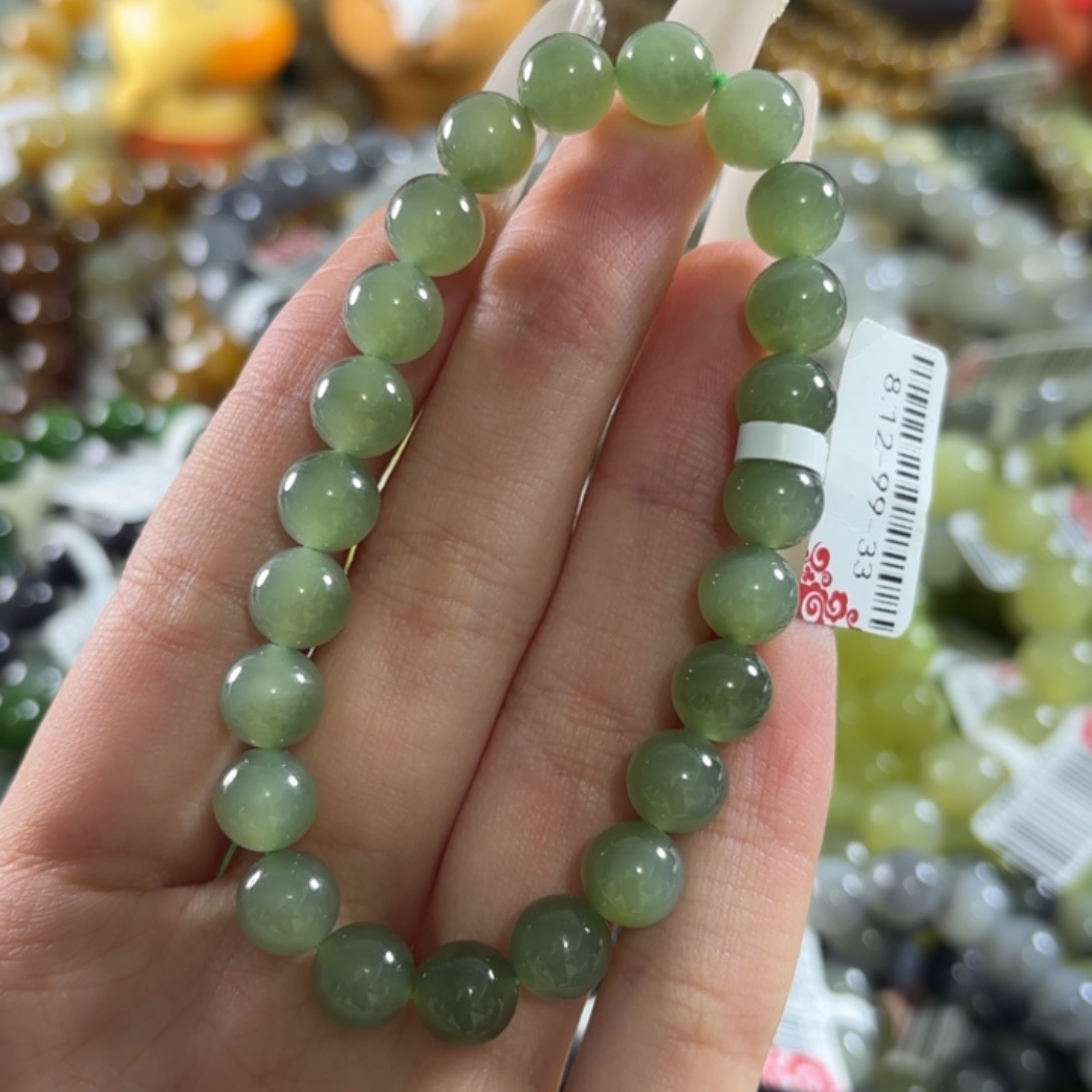 和田玉未镶嵌手链369