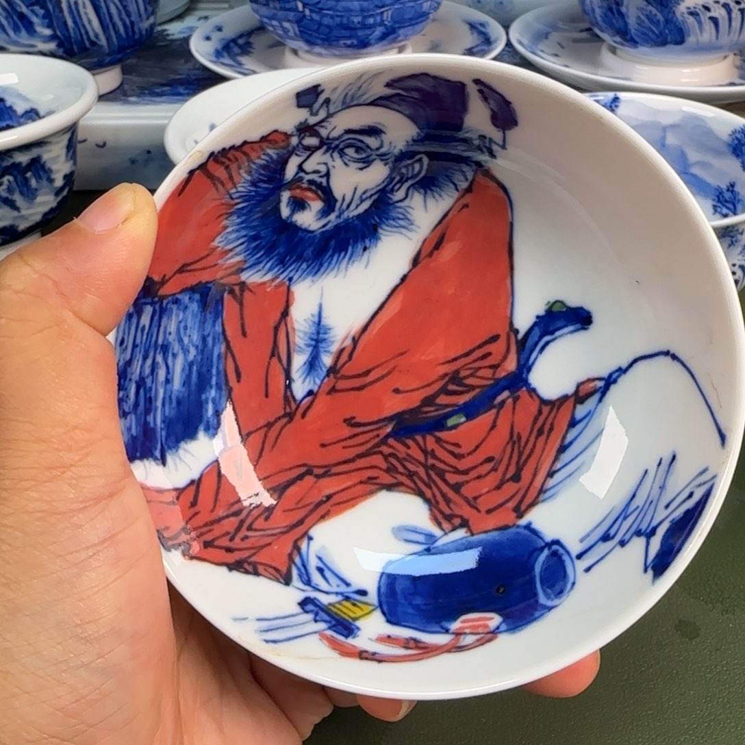 景德镇纯手绘茶具圆圆圆251