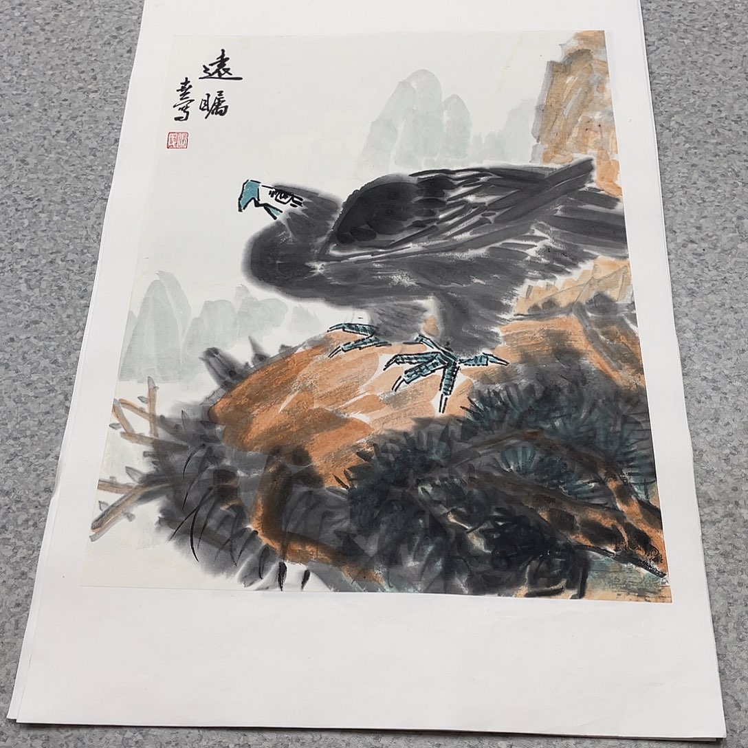 国画1.4平尺国画作品