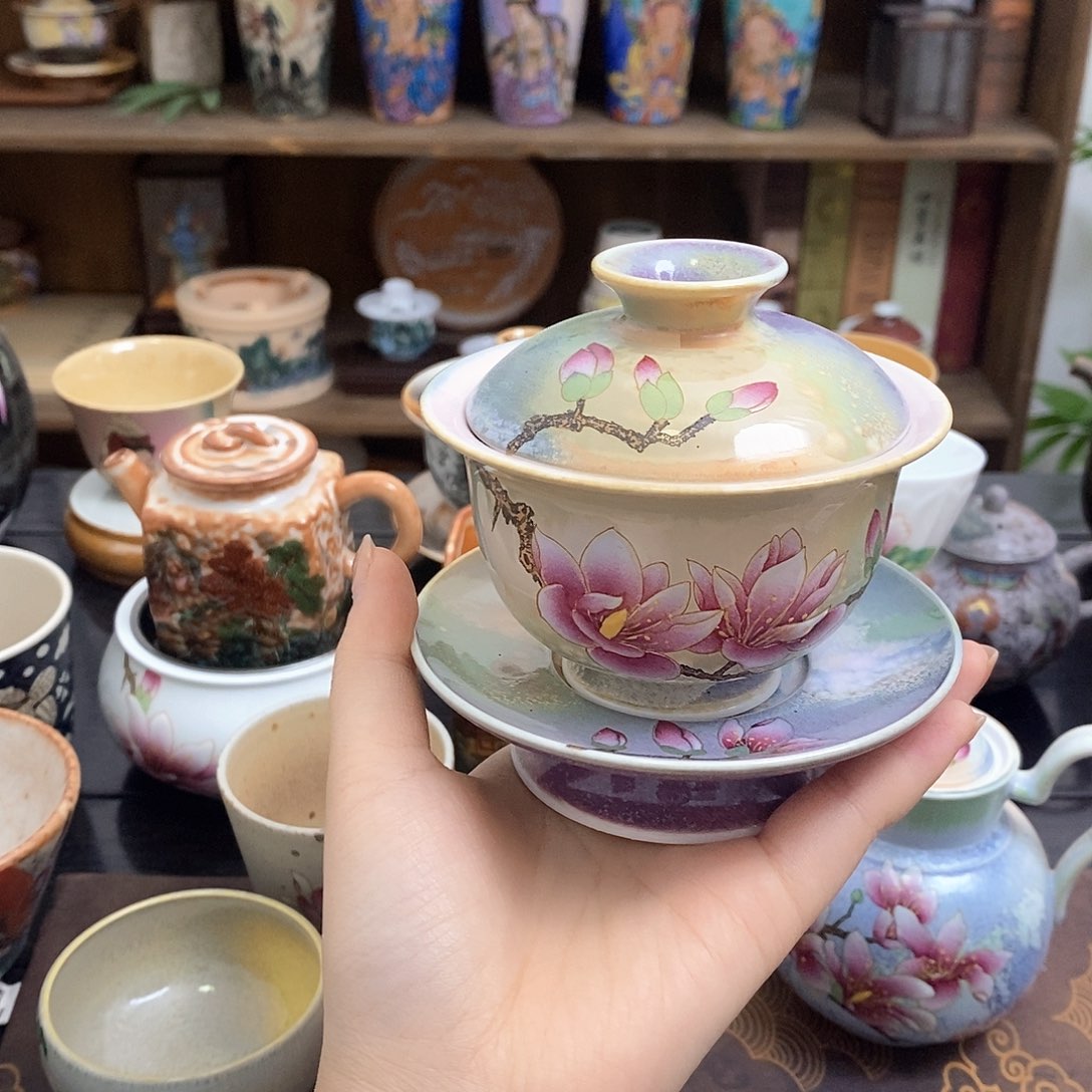 玉兰景德镇手工手绘制作
