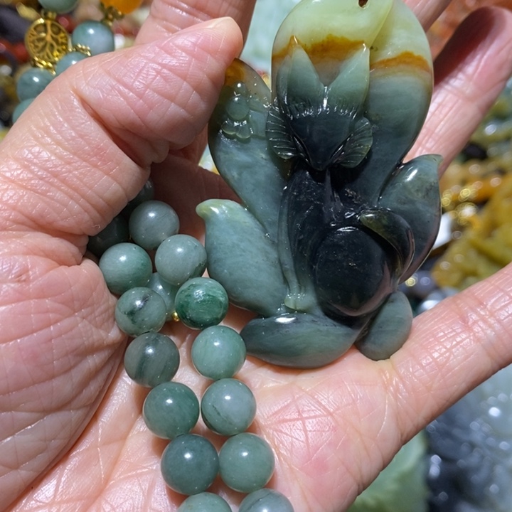 岫玉岫玉吊坠未镶嵌