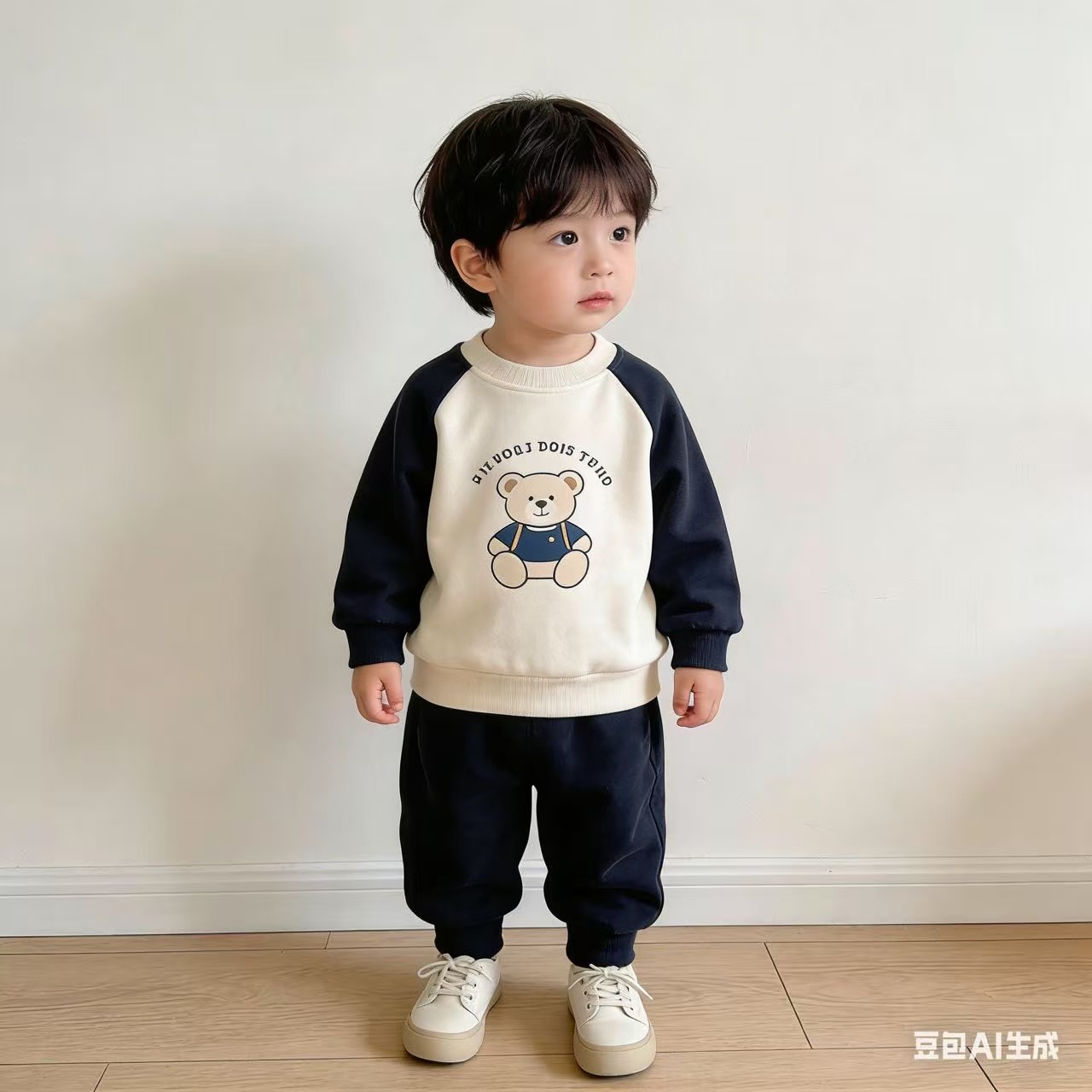 [A2]balab仓库休闲春秋卡通童装冬季加绒外套棉服