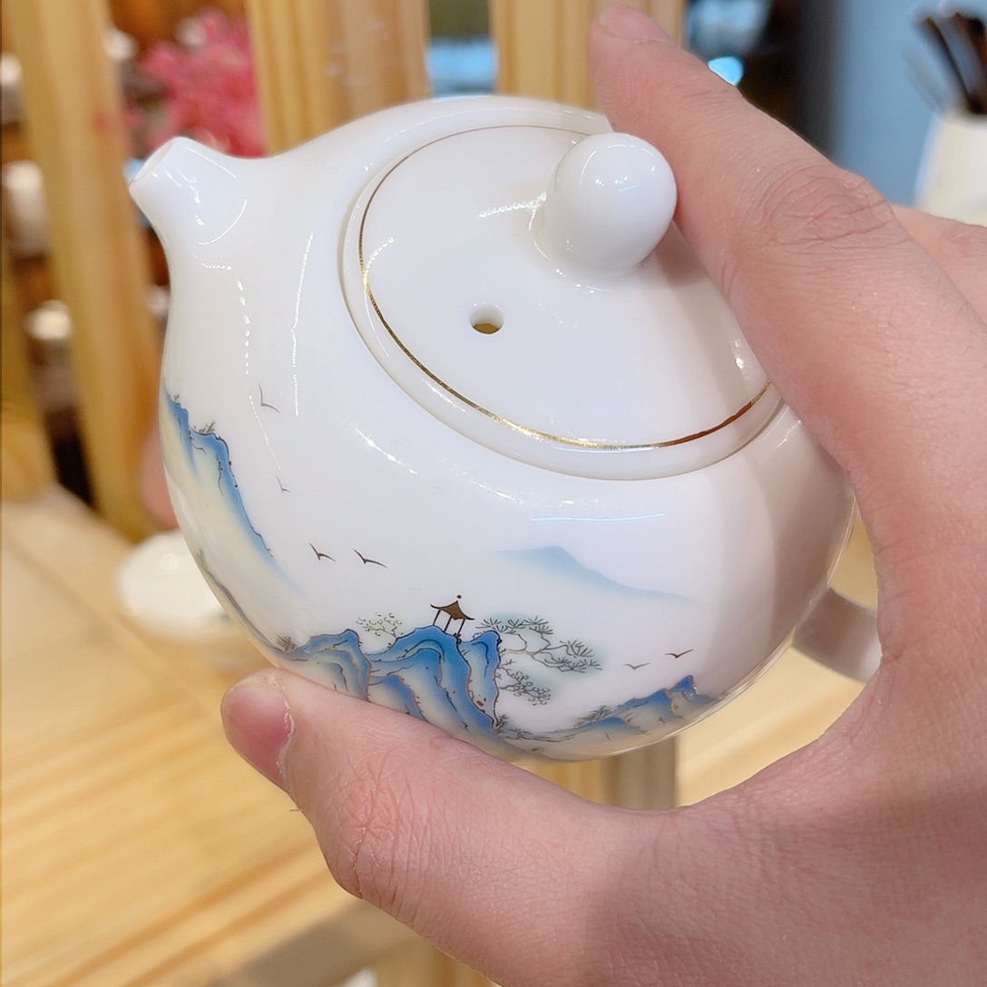 杯羊脂玉瓷羊脂玉瓷
