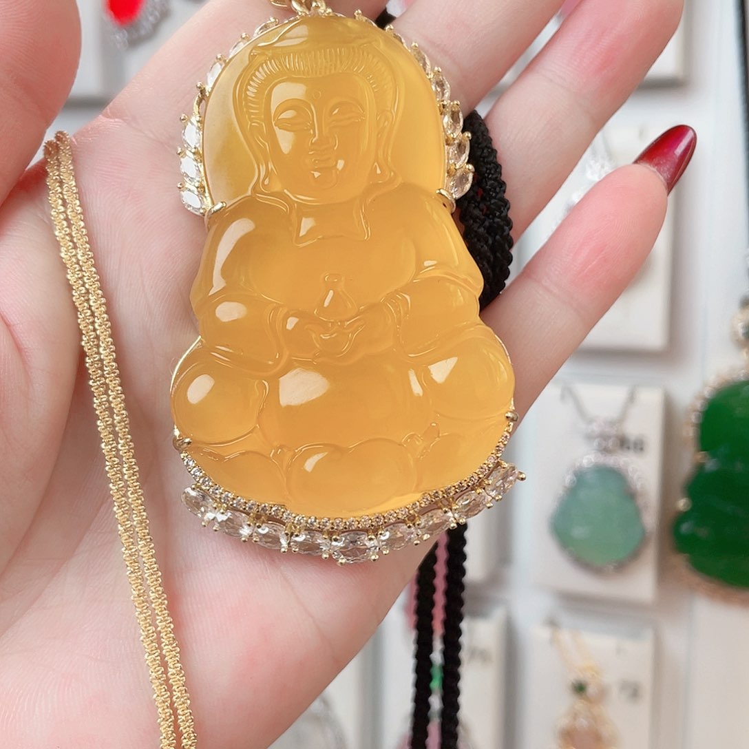 玛瑙/玉髓吊坠(赠链)未镶嵌