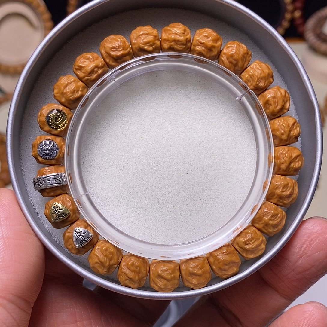 手串猴头核桃五标龙蛇之变尺寸10左右全品