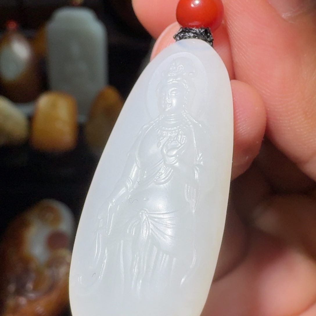 和田玉颈饰未镶嵌